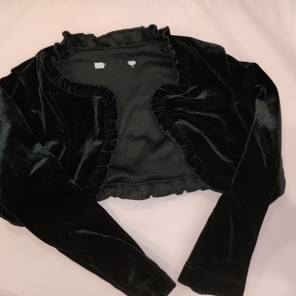 Jona Michelle baby girl Christmas black/blue formal dress set size 24m - Picture 4 of 5